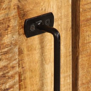 Credenza in legno massello di Mango 25.6 \ "x11.8 \" x27.6 \" - Product Image 6