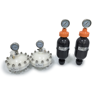 Amortisseur de pulsations de type diaphragme LGMZ-P1L PVDF/PP/PVC/SUS304/SUS316 avec réservoir sous pression pour pompe doseuse, garantie 1 an - Product Image 5