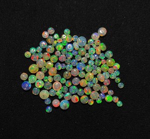 Perles d'opale éthiopienne naturelle, pierres précieuses en vrac, vente en gros de bijoux - Product Image 4