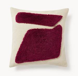 Housse de coussin décorative 20x20 pouces, nouveau design, motif classique, broderie en laine à rayures vertes et blanches, design géométrique - Product Image 2