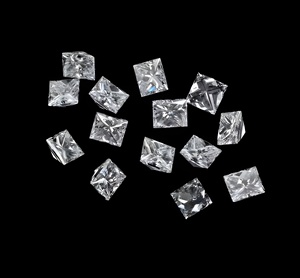 RCK Global - Diamantes Sintéticos (Cultivados en Laboratorio) de Corte Princesa de 1.5-3 mm, Color F, Claridad VVS-SI, 0.02-0.18 Ct, Cuadrados, Calibrados con Precisión - Product Image 4