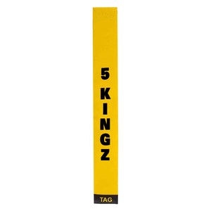 เข็มขัดรัดเอวรักบี้ 5Kingz สีเหลืองดำ ทนทาน เป็นมิตรกับสิ่งแวดล้อม น้ำหนักเบา สำหรับกีฬาทีม แข่งขัน โปรโมชั่น และอุปกรณ์สนับสนุน - Product Image 3
