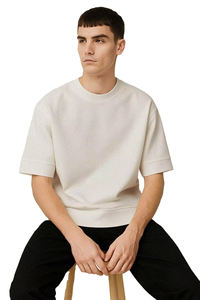 เสื้อยืดแขนสั้นสำหรับผู้ชายเสื้อทีเชิ้ตสำหรับผู้หญิงเสื้อคอตตอนสำหรับใส่ฤดูร้อน - Product Image 3