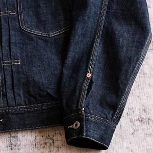 Veste en jean patchwork artistique pour homme, design streetwear unique, manteau en jean, tenue - Product Image 3