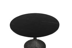 Commercial Restaurant and Cafe Furniture <b>Outdoor</b> Metal and Black Marble Top <b>Foldable</b> Bistro <b>Table</b> Metal Base Dining <b>Table</b> - Product Image 3