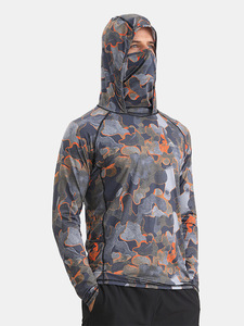 Vêtements de pêche d'extérieur unisexes, grande taille, confortables, UPF 50, imperméables, coupe-vent, respirants, antibactériens, séchage rapide, manches longues - Product Image 3