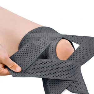 Custom Logo Design Workout Powerlifting <b>Knee</b> Wraps <b>Exercise</b> Fitness Elastic Weight Lifting Heavy Duty <b>Knee</b> Wraps - Product Image 1