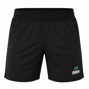 Men's Solid Mid Waist Breathable Quick Dry <b>Mesh</b> Shorts Elastic Waist Sports Training Casual Short <b>Pants</b> OEM Custom Logo - Product Image 1