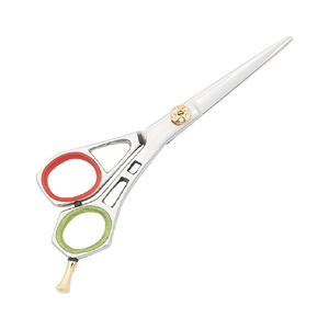 Ensemble de ciseaux de coiffure professionnels pour droitiers, pliables, légers, ciseaux de coupe pour barbier, logo personnalisé, haute qualité - Product Image 1