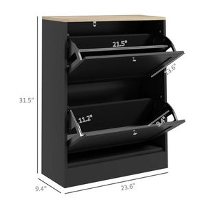 Shoe Storage Cabinet with Organisers for Storing and Organizing Shoes - Product Image 5