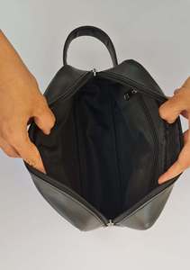 PU Travel <b>Toiletry</b> <b>Bag</b> for Women and Men Large Lightweight Hanging Shaving <b>Bag</b> with Handle for Cosmetics Travel Accessories - Product Image 5