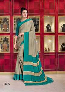 Crepe Corporate <b>Silk</b> Saree Digital Print - Product Image 4