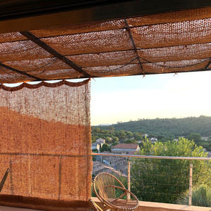 Cortinas de red de fibra de coco sostenibles al precio más bajo para toldos exteriores, venta al por mayor de fábrica. - Product Image 2