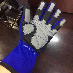 Gants de course demi-doigts en tissu antidérapant, compatibles écran tactile, design à emboîtement, unisexe, pour usage extérieur et équitation - Product Image 3