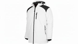Customized Hooded <b>Men</b> Winter <b>Jacket</b> Zipper Waterproof Breathable Solid Pattern Polyester Wadding Windproof Warm for Plus Sizes - Product Image 3