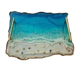 Los Mejores Utensilios de Cocina para Servir Alimentos, Bandeja de Servicio de Resina, Bandeja Rectangular de Resina para Servir Alimentos en Restaurantes, Hoteles, Hogares y Bodas - Product Image 3