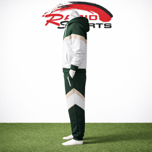 Survêtement léger pour homme, design premium, tricoté, 100 % polyester, anti-UV, à capuche, bleu roi, collection Hiver 2026, vente en gros - Product Image 3