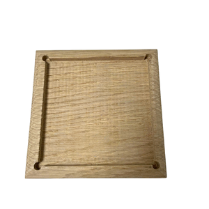 Modern Stair Parts Wooden Stair Newel Cap 110mm X 110mm X 40mm for Staircase Balcony EFS Brand NPC03 Model 1 Year Warranty Made - Product Image 3