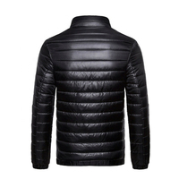 Veste d'hiver matelassée pour homme de haute qualité avec logo personnalisé |   Veste matelassée en duvet épaisse et chaude pour l'extérieur, vente en gros OEM/ODM