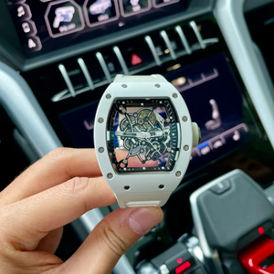 Reloj de Pulsera Deportivo de Fibra de Carbono con Movimiento de Esqueleto Cuadrado de 44 mm de Alta Calidad de Fábrica 3A/A, Resistente al Agua para Hombre - Product Image 6