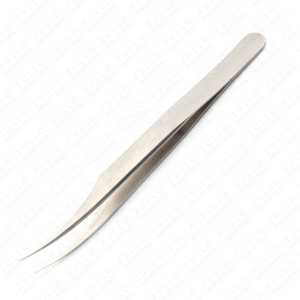 Premium Japanese Stainless Steel Eyelash Extension Tweezers Strong Curved Pointed Tip Volume Lash <b>Tool</b> with Custom Logo - Product Image 6