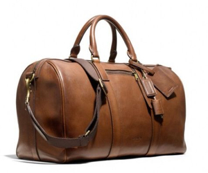 Black Leather <b>Weekender</b> Duffle <b>Bag</b> with Zipper Closure Large Capacity Travel <b>Luggage</b> Unisex Soft Handle Design - Product Image 6