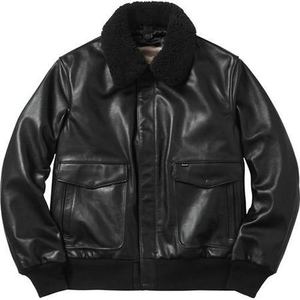 Eco Friendly <b>Mens</b> Genuine <b>Leather</b> <b>Jacket</b> High Quality Winter Windproof Waterproof Breathable Custom Logo - Product Image 1