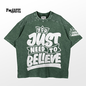 Camiseta Twillsports 2026 para Hombre, de Alta Calidad, Secado Rápido, Antiarrugas, Estampada, 100% Algodón, Tejido de Punto, Prelavada, Manga Corta - Product Image 3