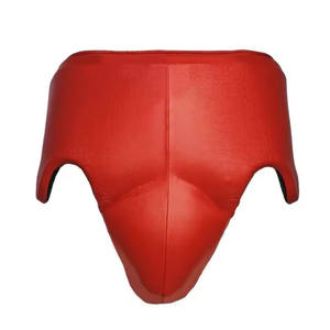 Conjunto de Boxeo Rojo de Cuero Genuino con Logotipo Personalizado, Equipo de Entrenamiento Profesional de Boxeo, Equipo de Protección para Combate CP-BHG-13 - Product Image 5