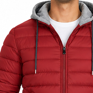 Veste matelassée personnalisée haut de gamme pour homme, manteau d'hiver chaud et isolé, vêtement d'extérieur décontracté, fournisseur en gros OEM ODM - Product Image 5