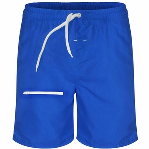 Shorts de Baño para Hombre, Lisos, Cintura Media, con Cordón Ajustable, Secado Rápido, Casuales, Cortos, de Poliéster - Product Image 2