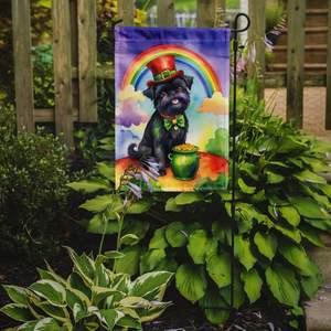St Patrick's Day Affenpinscher Garden Flag Boîte aux lettres multicolore Bannière décorative de cour pour Patio Artwork Flower Yard Lawn Sign - Product Image 2