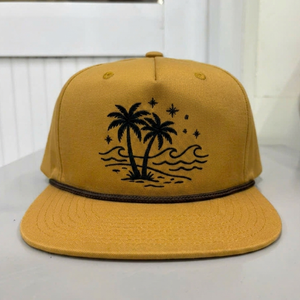 Gorra Snapback de 5 Paneles con Logotipo Personalizado, Visera Plana, Transpirable, de Alta Calidad, Bordada, Estilo Vintage, Fabricada en Vietnam, OEM ODM - Product Image 1