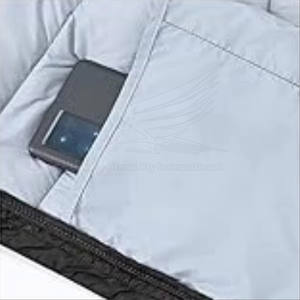 แจ็คเก็ตฤดูหนาวบุผ้าฝ้ายคุณภาพสูง ดีไซน์ล่าสุด ระบายอากาศได้ดี พร้อมโลโก้สั่งทำด้านหน้า ขายดีสำหรับผู้ชาย - Product Image 3