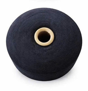 Hilo de Algodón 100% Open End Ne20/1 Negro Hilado a Rotor para Tejer y Coser - Product Image 3