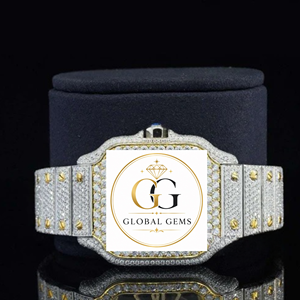 Reloj de Diamantes de Lujo Más Vendido, Completamente Cubierto de Diamantes, Perfecto para el Estilo Hip Hop, Correa de Goma, Ícono de la Moda, Disponible a Precio de Fábrica - Product Image 6