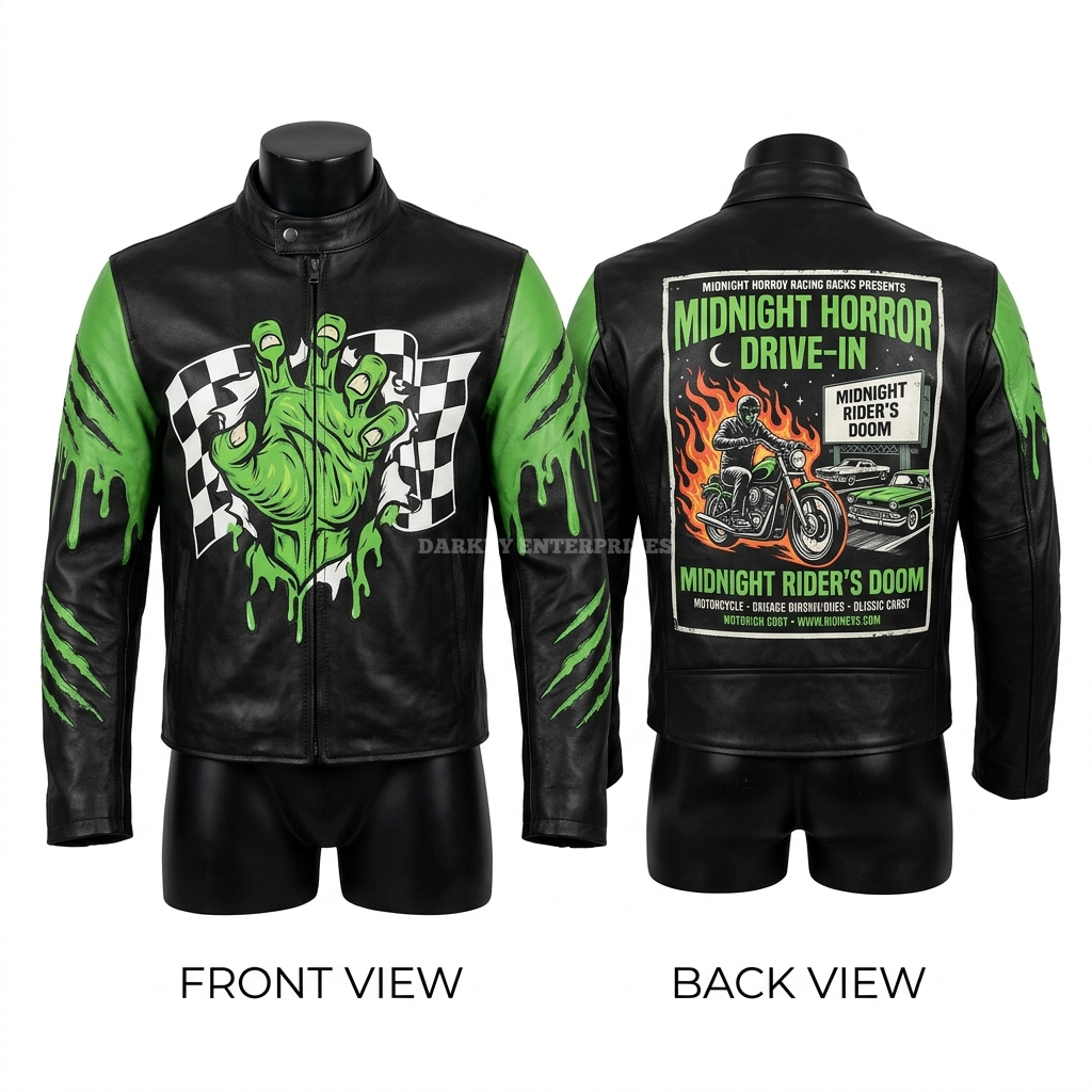 Goat Leather Jacket - 2025 New Design Men's Style