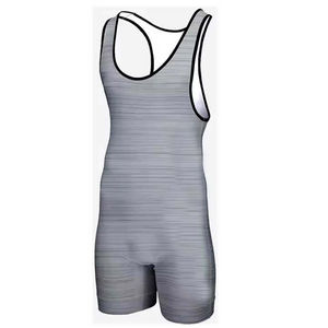 Singlet de Lucha Unisex Personalizado, Nuevo, Sublimado, de Poliéster/Algodón, Corto, Transpirable, de Secado Rápido, para Equipos, Servicio OEM, Bajo Costo - Product Image 4