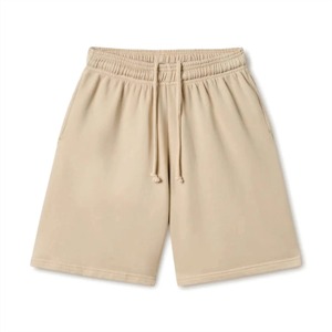 Pantalones Cortos Casuales para Hombre, Ligeros, de Felpa Francesa, 100% Poliéster, Resistentes al Viento, con Cintura Acanalada y Cierre con Cordón - Product Image 1
