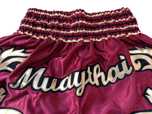 Shorts de boxe thaïlandaise MMA personnalisés avec logo professionnel, 100% polyester, séchage rapide, durables, extensibles, respirants, entraînement d'arts martiaux - Product Image 5