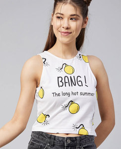 Venta al por mayor personalizado gimnasio acanalado algodón manga larga ajustado cuello redondo bebé camiseta mujeres Slim Crop Top camisetas transpirables - Product Image 6