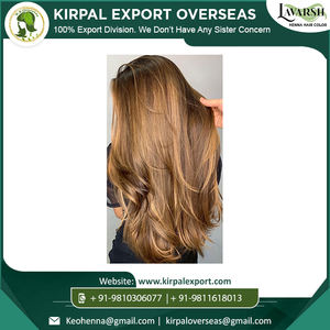 Polvo de Color de Pelo Rubio Orgánico Natural Sin Amoníaco Semipermanente Sin Químicos Seguridad Herbal con Certificado Ecocert - Product Image 5