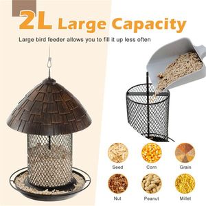Hanging Bird Feeder with Comfort Perch and Convenient Drain Holes Essential Bird Supplies - Product Image 3