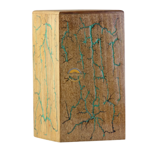 Handcrafted Wave Resin urn & Natural Wood Cremation Urn Blue Epoxy Ashes <b>Box</b> Artistic Funeral Memorial <b>Keepsake</b> by AYAANS - Product Image 6