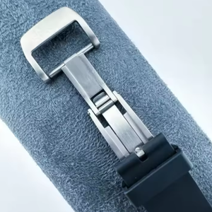 Montre mécanique RM AMG, esthétique mécanique, style course, boîtier en acier inoxydable avec bracelet en caoutchouc noir, montre mécanique pour homme tendance - Product Image 5