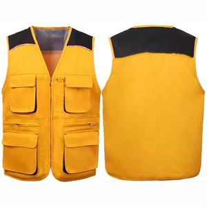 Gilet de travail décontracté en toile de coton respirant pour homme, multi-poches, durable, de sécurité, fabriqué au Pakistan - Product Image 4