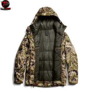 Veste de chasse à capuche camouflage pour homme TriPro Sports - Imperméable, coupe-vent, chaude, rembourrée, hiver, softshell, polyester/coton - Product Image 3
