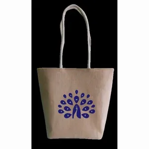 Bolsa de Yute de Origen Indio Personalizada de Alta Calidad Según su Elección, Alternativas Ecológicas al Plástico y Sintético, Embalaje Dorado - Product Image 1