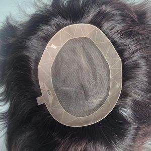 Prothèse capillaire en cheveux humains Remy indiens, modèle Los Angeles - Styles bouclés crépus et ondulations profondes, texture lisse, Bangladesh - Product Image 2