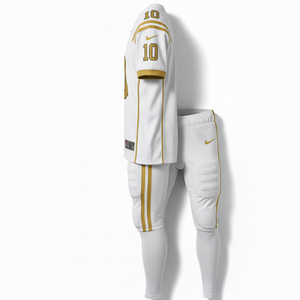 Uniforme de football américain sublimé de qualité professionnelle, logo d'équipe personnalisé, maillots en twill, vêtements de football respirants - Product Image 3